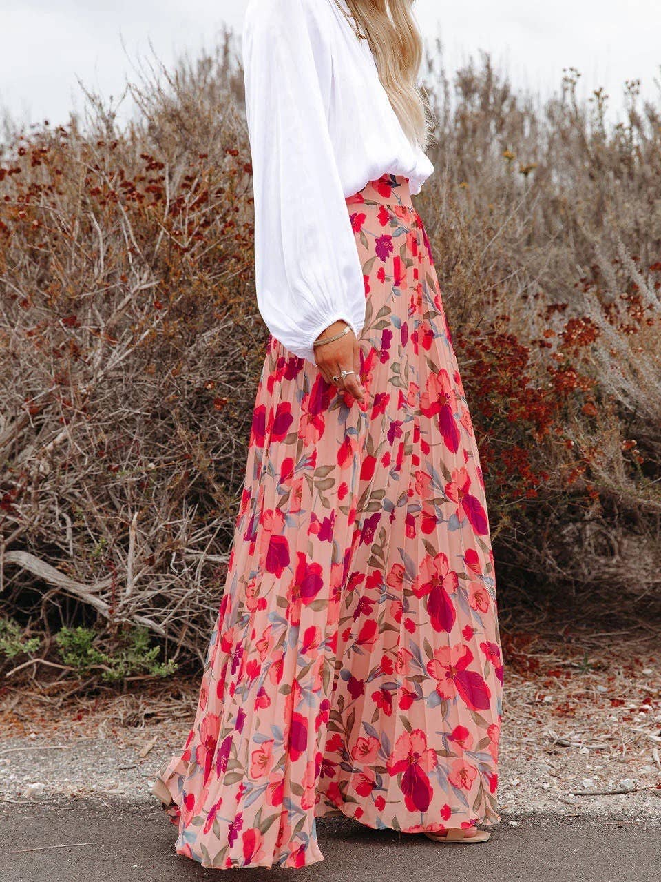 Floral Maxi Skirt Hollis & Honey Co. Floral Maxi Skirt Hollis & Honey Co.