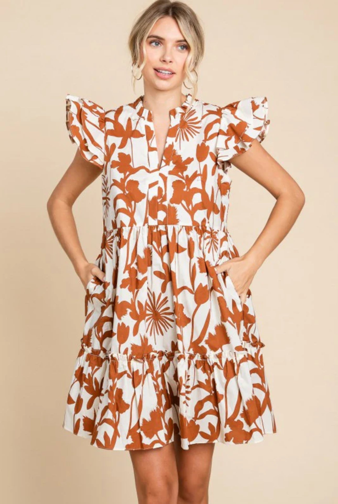 Floral Baby Doll Dress