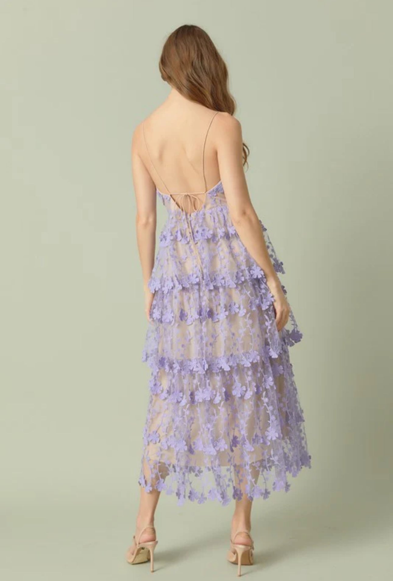 Lilac Floral Dreams Dress