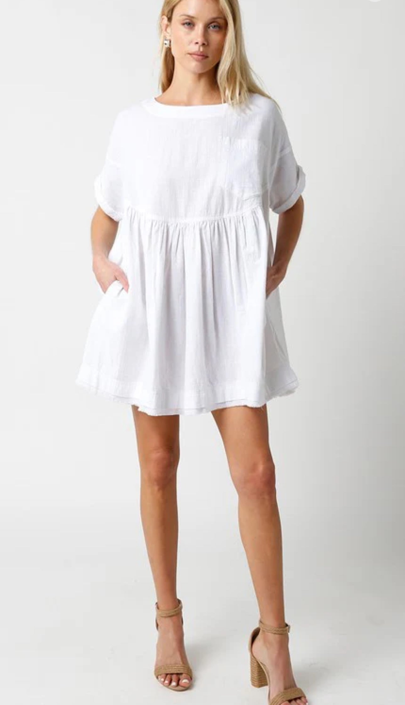 White BabyDoll Dress