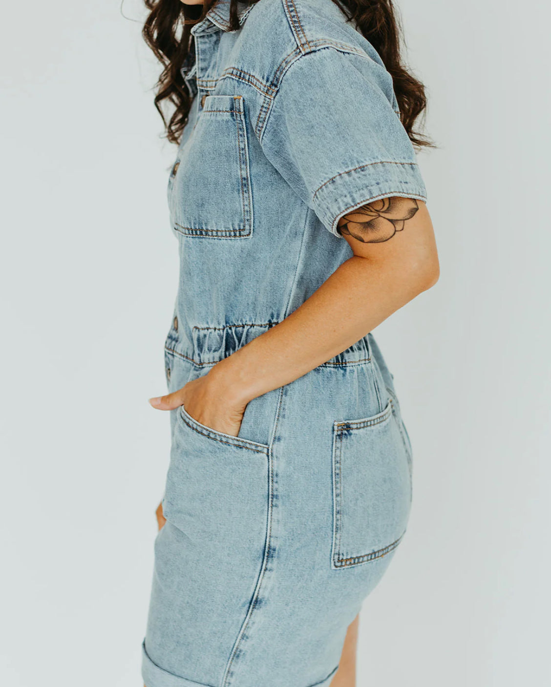 The Denim Dream Romper