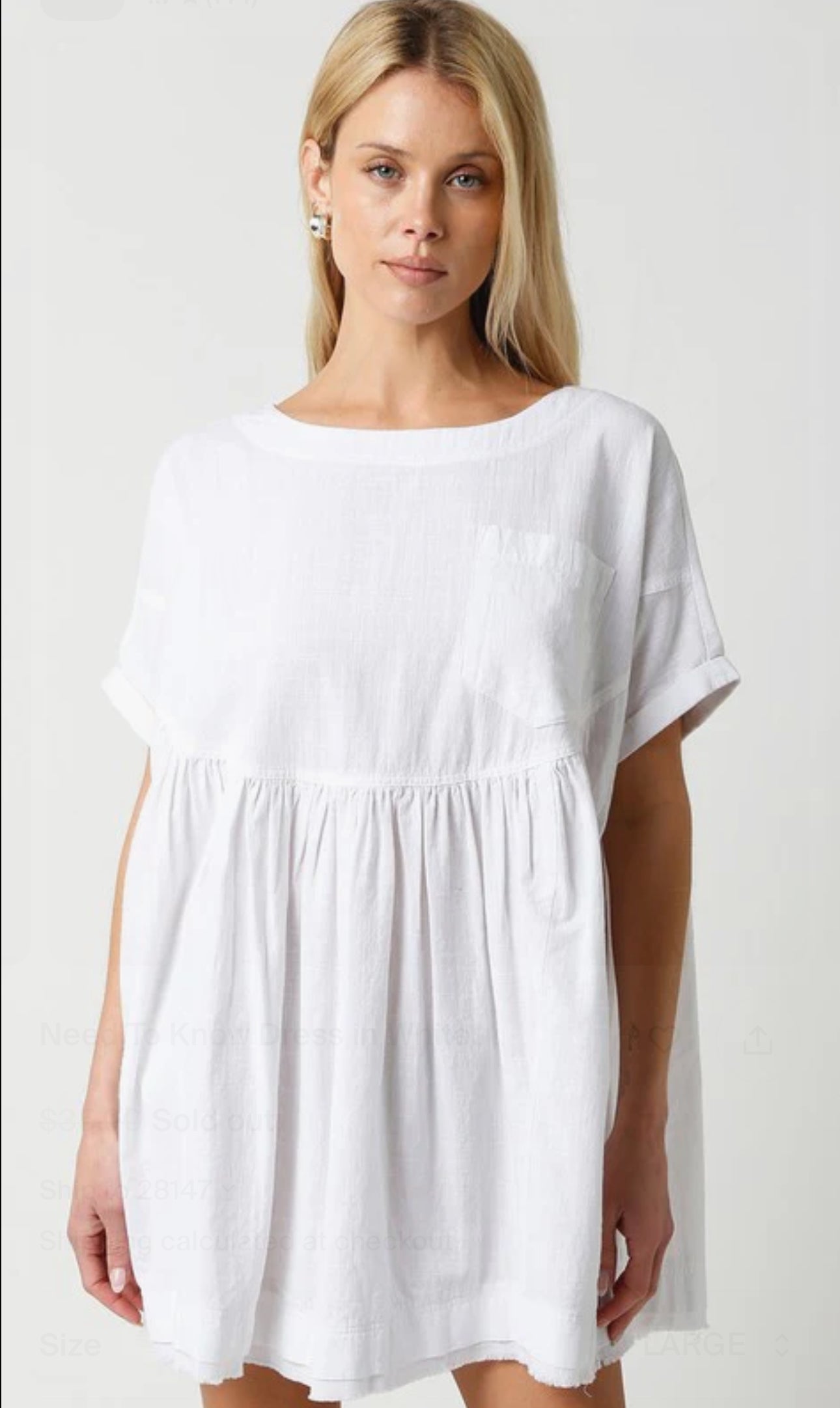 White BabyDoll Dress