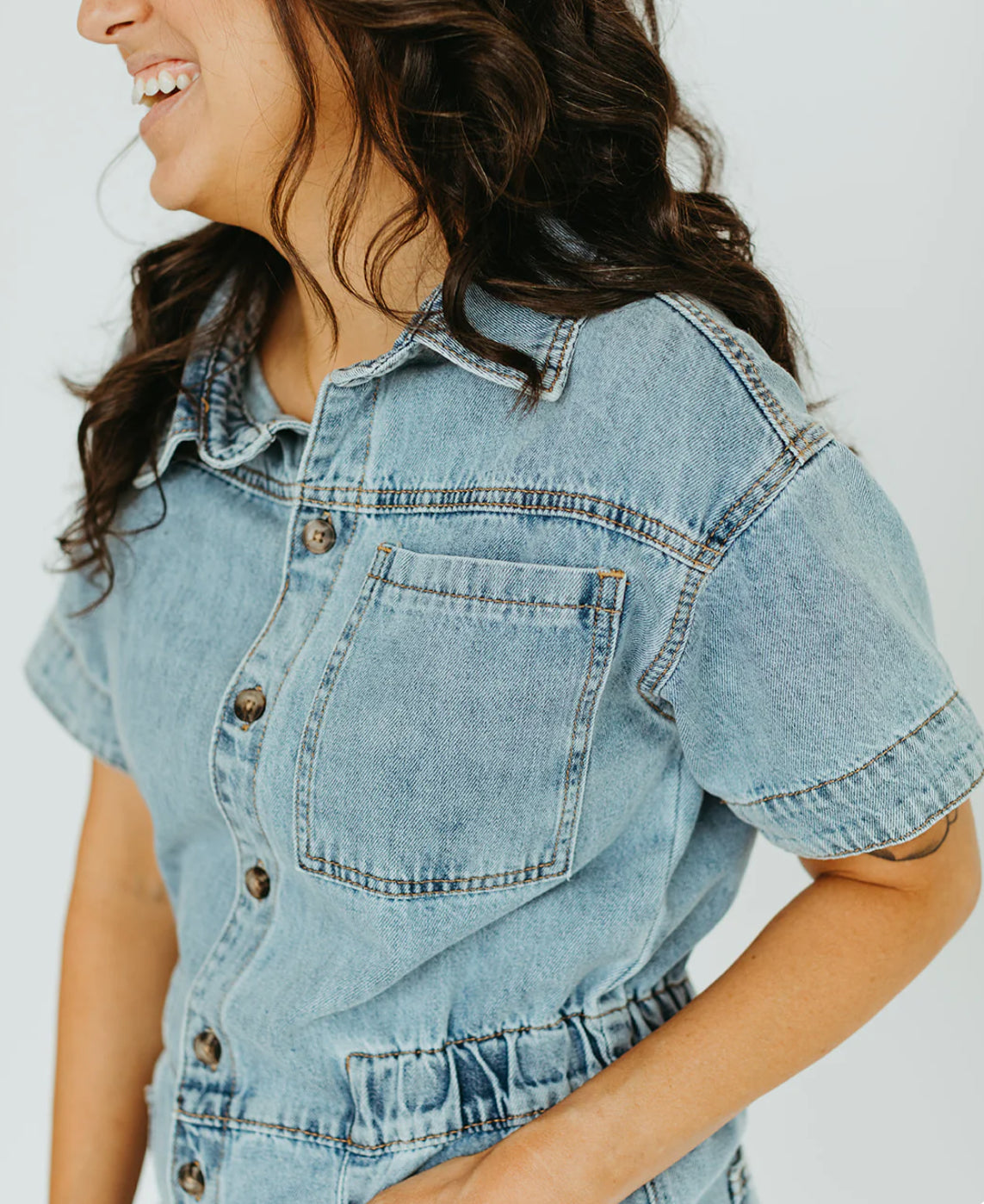 The Denim Dream Romper