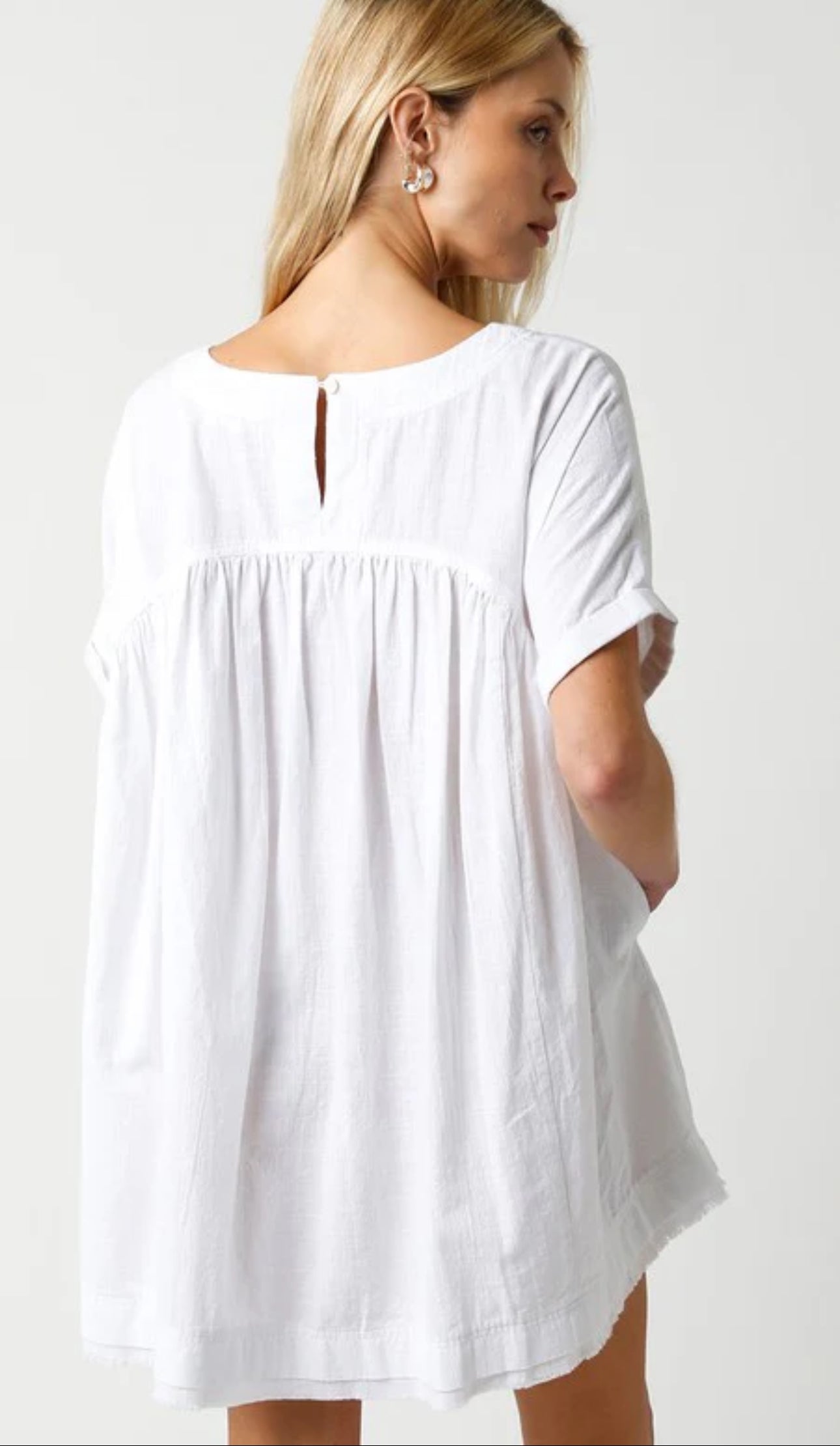 White BabyDoll Dress