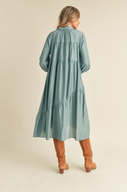 Dusty Blue Midi