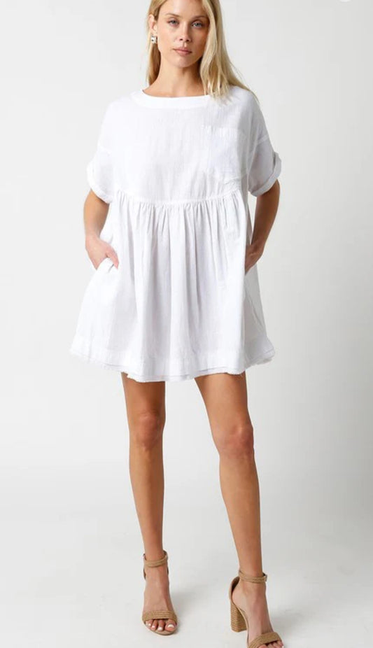 White BabyDoll Dress