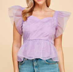 Lavender & Lilacs Top