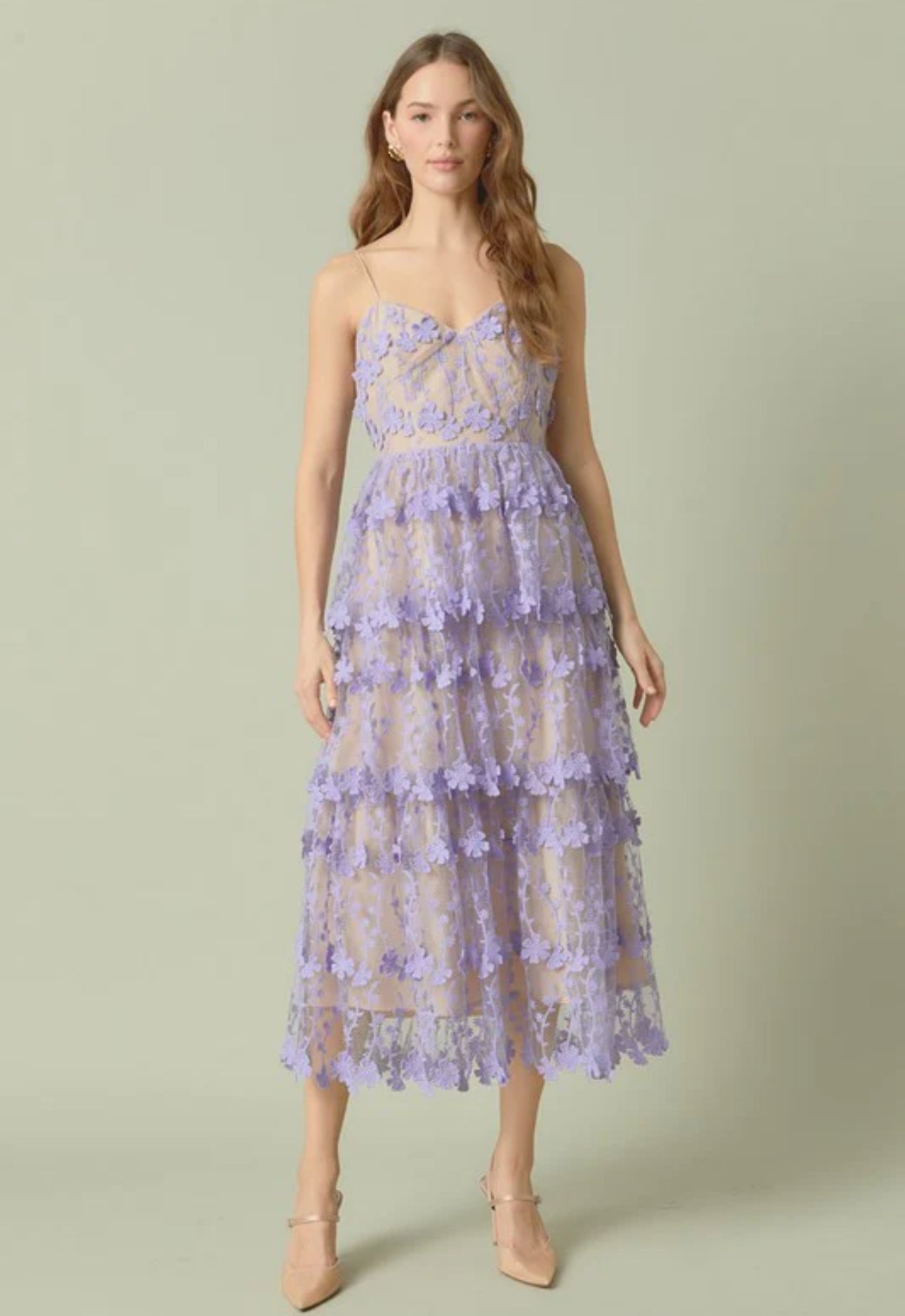 Lilac Floral Dreams Dress