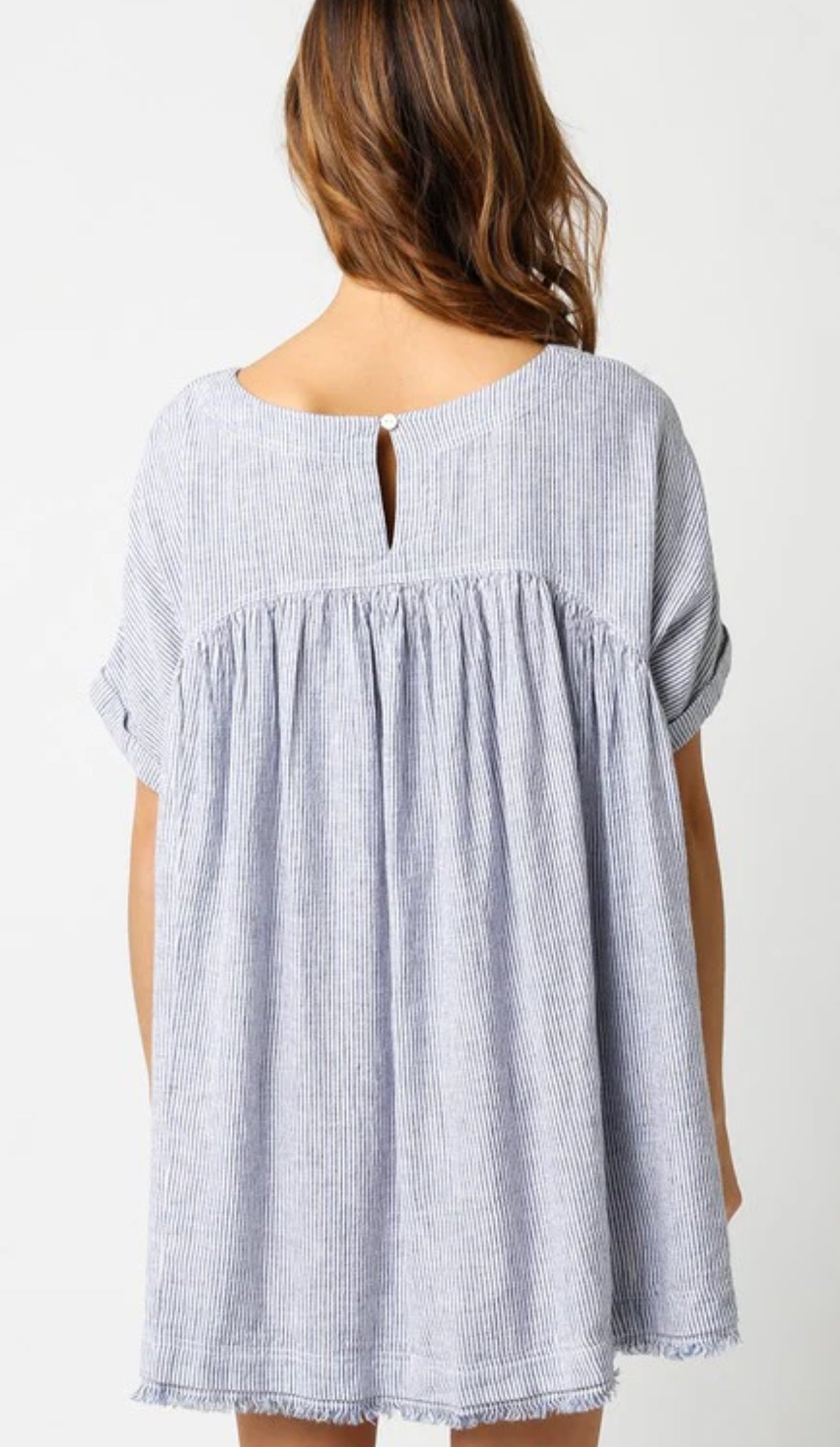 Chambray BabyDoll Dress