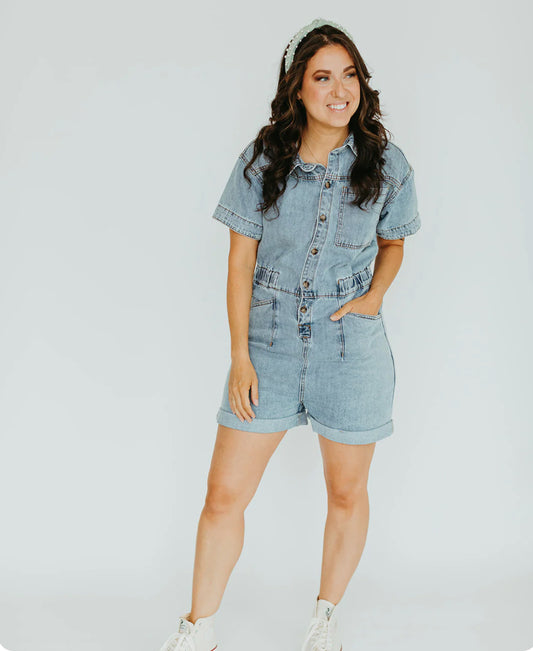 The Denim Dream Romper